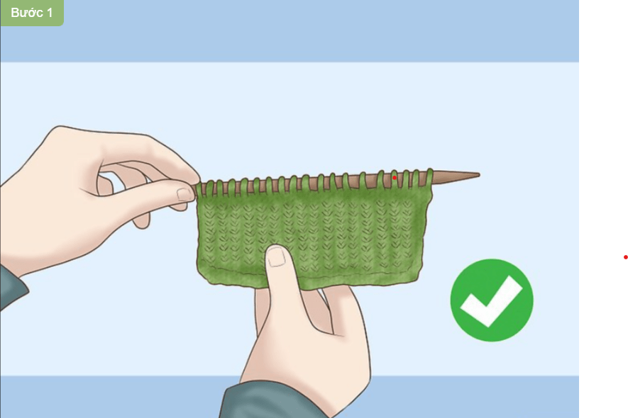 Cách chiết khăn len