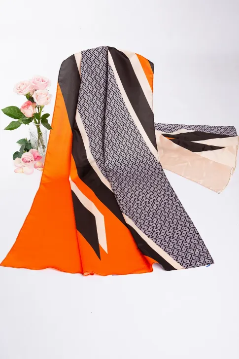 Khăn lụa dài cao cấp KH0086 - Khăn Choàng Thiều Hoa