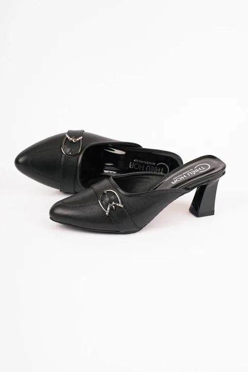 Giày sục cho phụ nữ trung niên, thiết kế trang nhã, đơn giản, sang trọng, cao cấp Thiều Hoa B0031