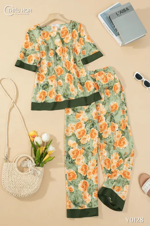 Đồ bộ thiết kế DB4Y0128 - Đồ Bộ Trung Niên Thiều Hoa