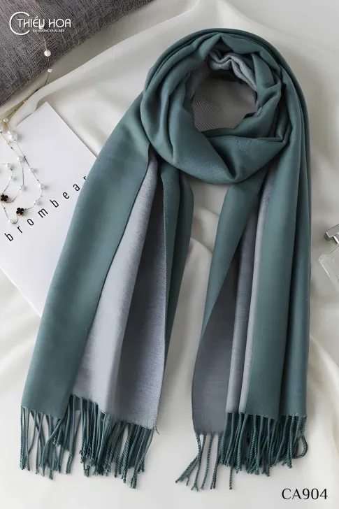 Khăn choàng CASHMERE TRƠN 2 MÀU CA904