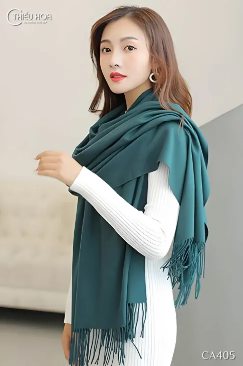 Khăn choàng CASHMERE TRƠN CA405 - Khăn Choàng Thiều Hoa