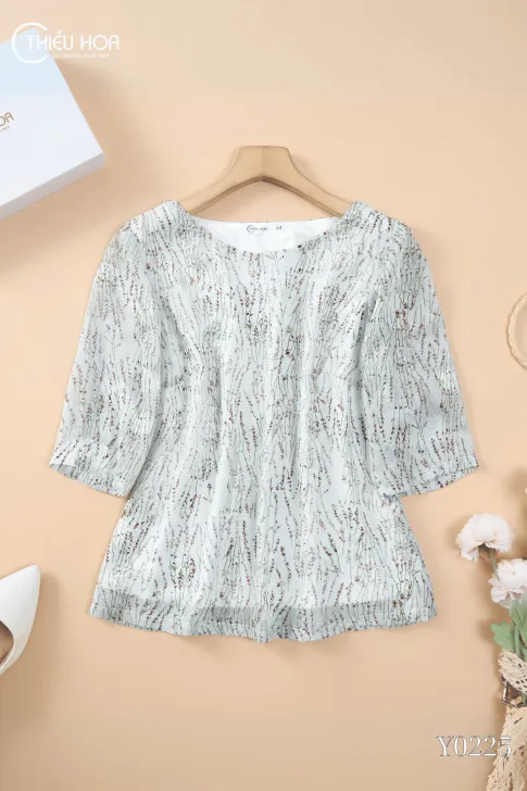Áo Voan Hàn Thiết Kế AN5Y0225 - Áo Trung Niên Thiều Hoa
