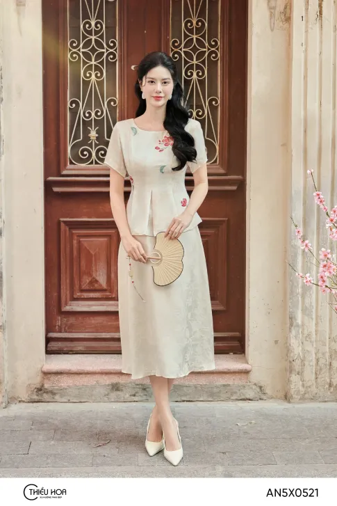 Áo Truyền Thống Gấm Lụa Hoa Thiều Hoa AN5X0521 – Dịu Dàng & Nữ Tính