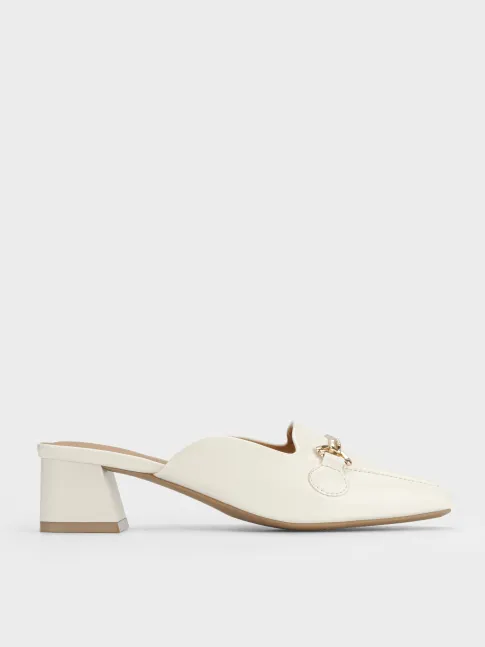 Dép mule khoen kim loại mũi vuông DC5B0123 - Thương hiệu La Camie