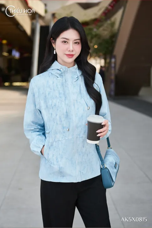 Áo khoác trung niên kaki dù phong cách năng động AK5X0815 – Thiều Hoa