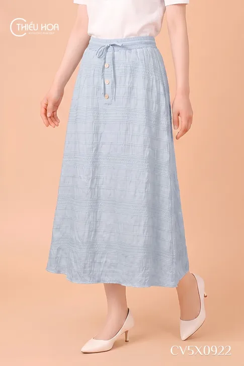 Chân váy vải xô CV5X0922 cao cấp thanh lịch