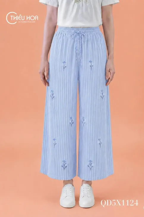 Quần cotton sọc QD5X1124 - Đơn giản dễ phối