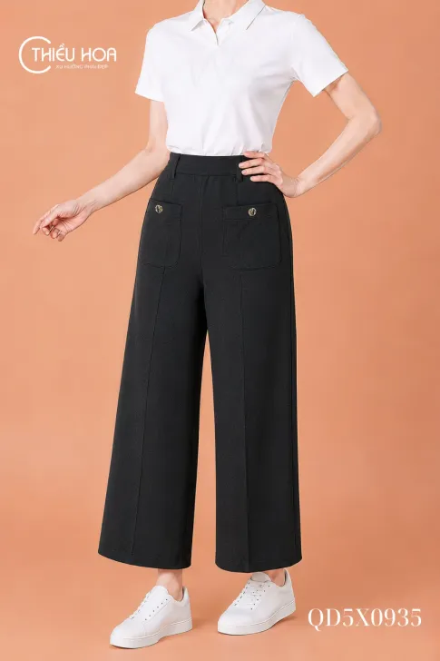 Quần Ống Suông Jean Thun QD5X0935 Đơn Giản, Dễ Phối Đồ
