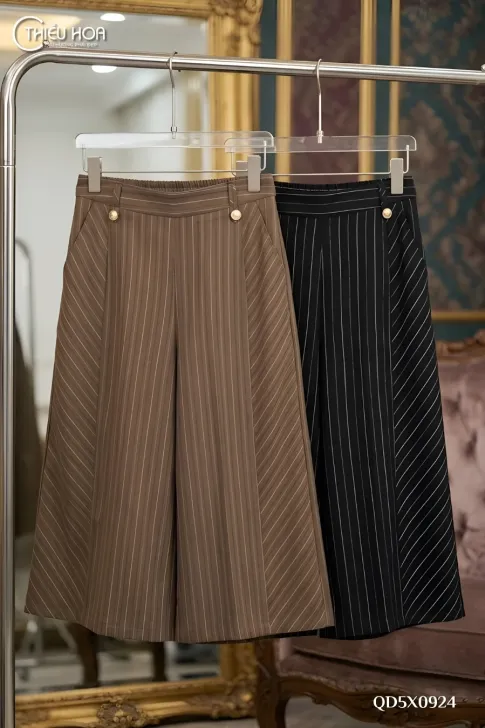 Quần Ống Suông Rộng Kaki QD5X0924 Thanh Lịch, Sang Trọng