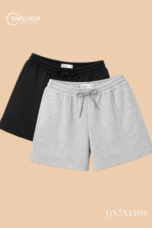 Quần Short Thun Cotton QN5X1109 Đơn Giản, Năng Động