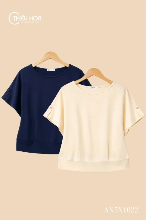 Áo Thun Cotton AN5X1022 Đơn Giản, Dễ Phối, Cao Cấp