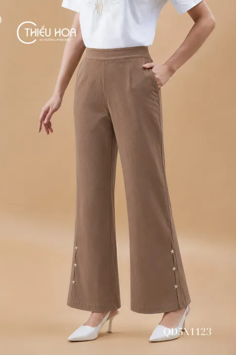 Quần dài trung niên kaki xược QD5X1123 - Đứng dáng, che khuyết điểm hoàn hảo