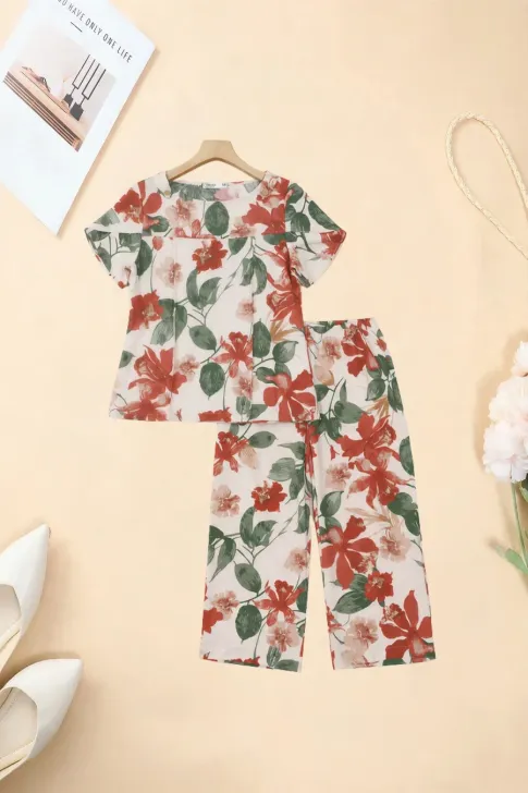 Đồ Bộ Tơ Xước DB6TH0423 Nữ Tính Mềm Mại Từ Thiều Hoa
