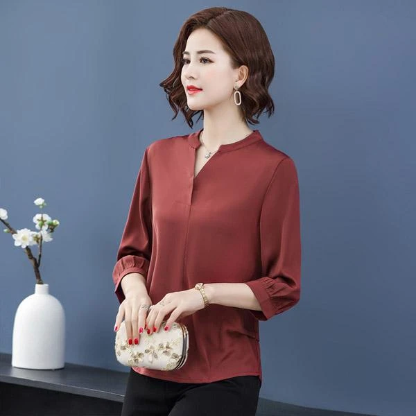 Quý cô sang trọng với kiểu áo sơ mi nữ