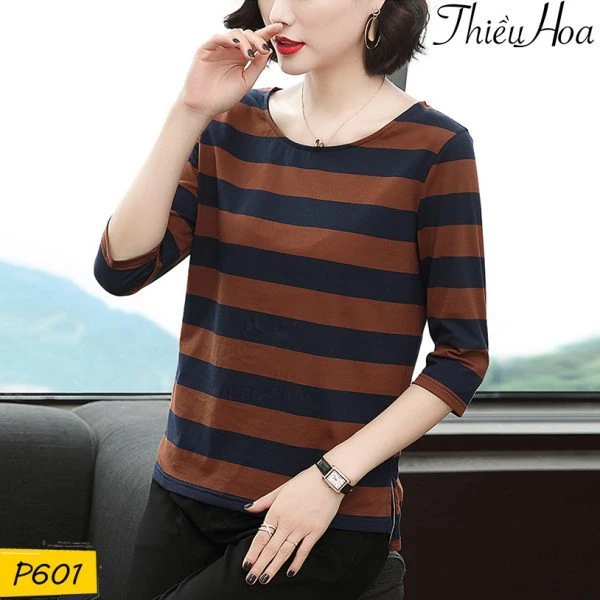 Áo thun cotton nữ dành cho người mập