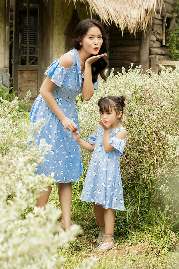 Đầm mẹ và bé gái - Trang phục dành cho mẹ và con cực kỳ thu hút