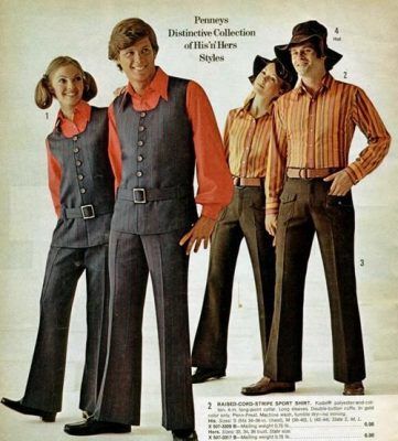 Những bộ trang phục Unisex thời kỳ đầu cũng chọn những gam màu tối, trung tính