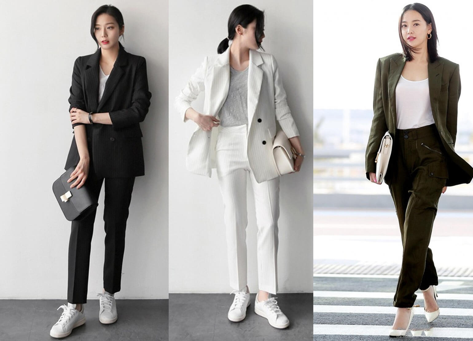 Bộ đồ đúng kiểu Hàn Quốc giúp nàng luôn rạng rỡ trong trang phục đi làm