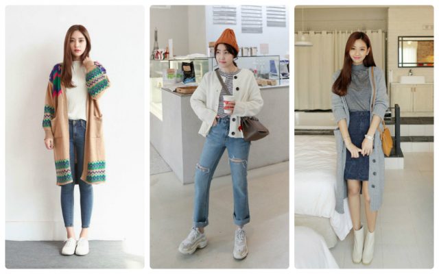 Áo len Cardigan - thời trang thu đông của giới trẻ hiện đại.
