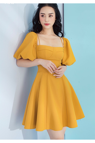 Đầm xòe cao cấp tôn lên vẻ đẹp nữ tính duyên dáng