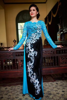 Áo dài - Chọn chất liệu áo dài phù hợp sẽ giúp bạn che đi các khuyết điểm