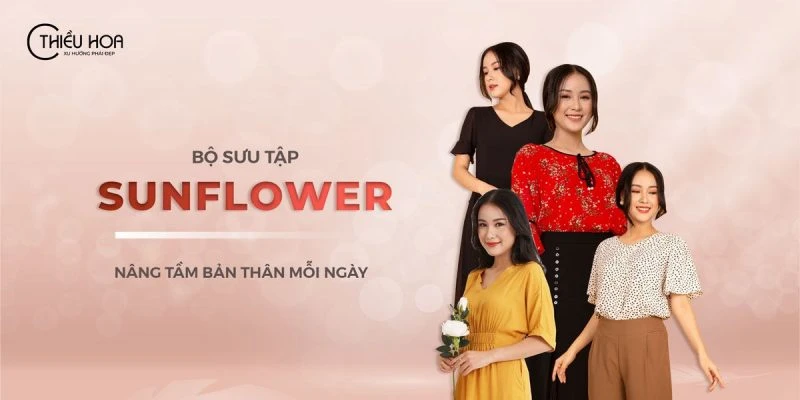 BST SUNFLOWER - khăn choàng cổ nữ hàng hiệu