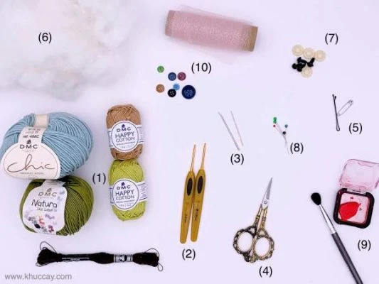 Dụng cụ móc khăn choàng cổ nữ