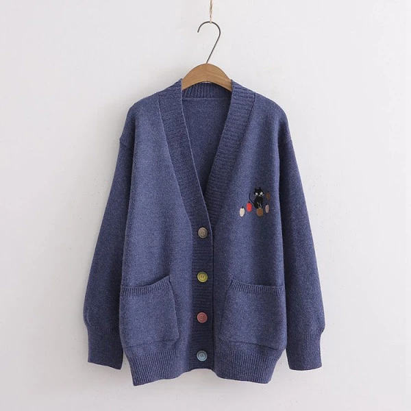 Áo len cardigan