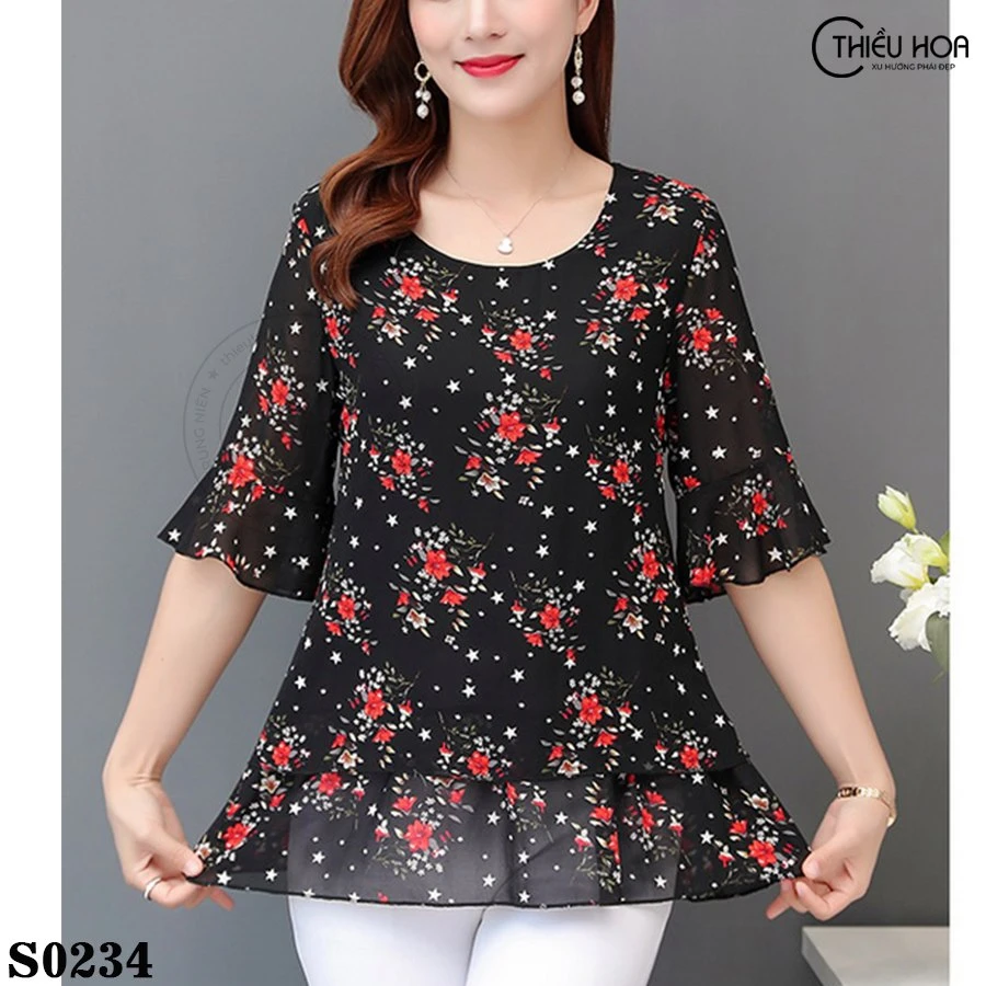 Áo Kiểu Trung Niên S0234