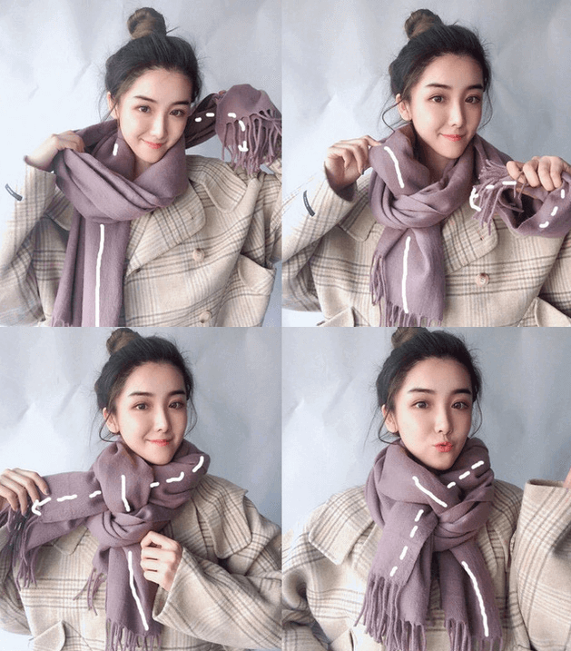 Cách thắt khăn quàng cổ phổ biến nhất vào mùa đông
