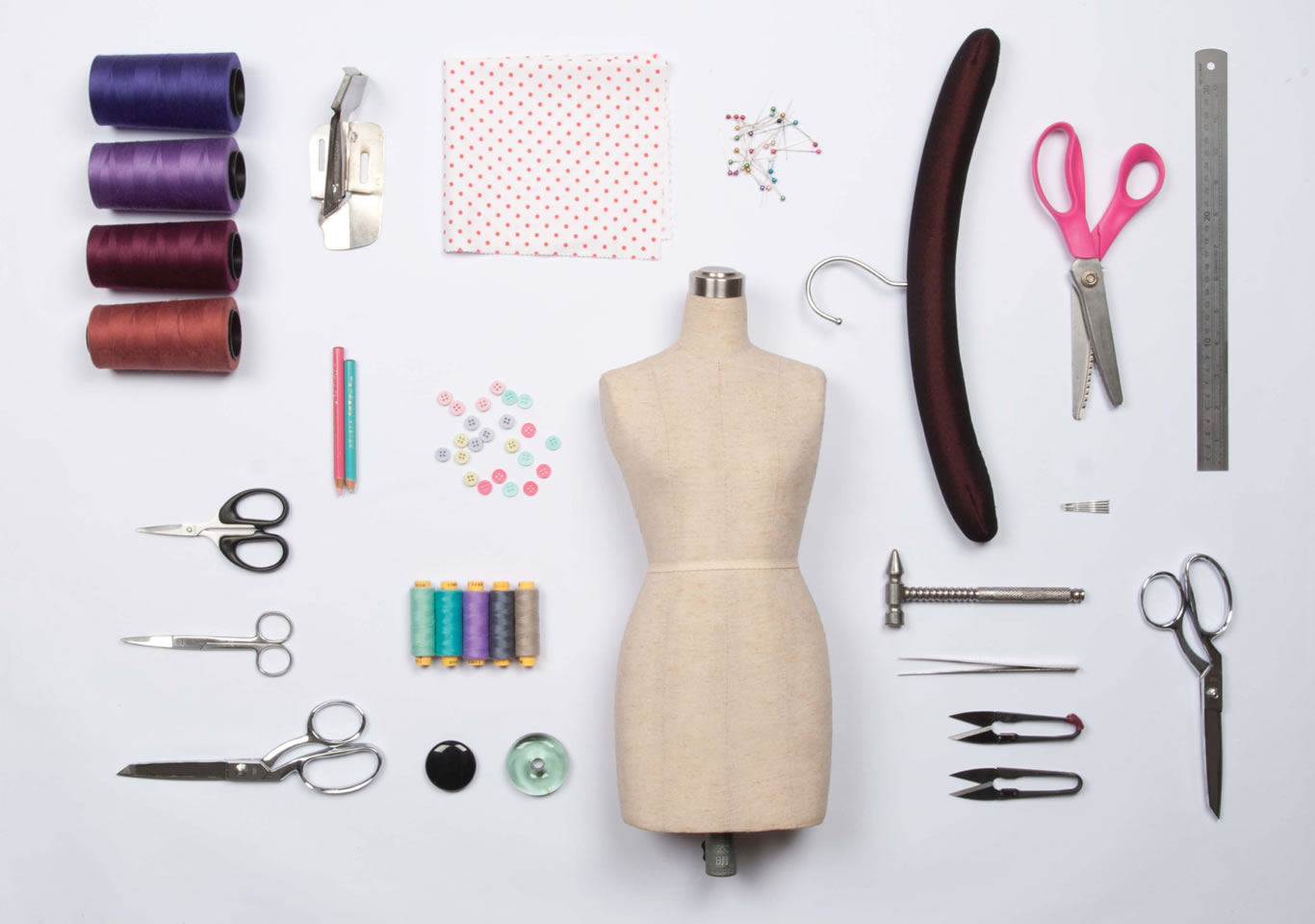 Bỏ túi cách cắt váy xòe liền thân với 5 bước đơn giản
