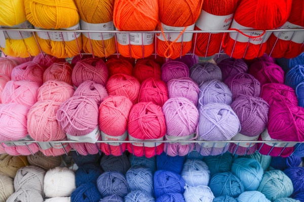 cách đan áo len nữ - chọn len