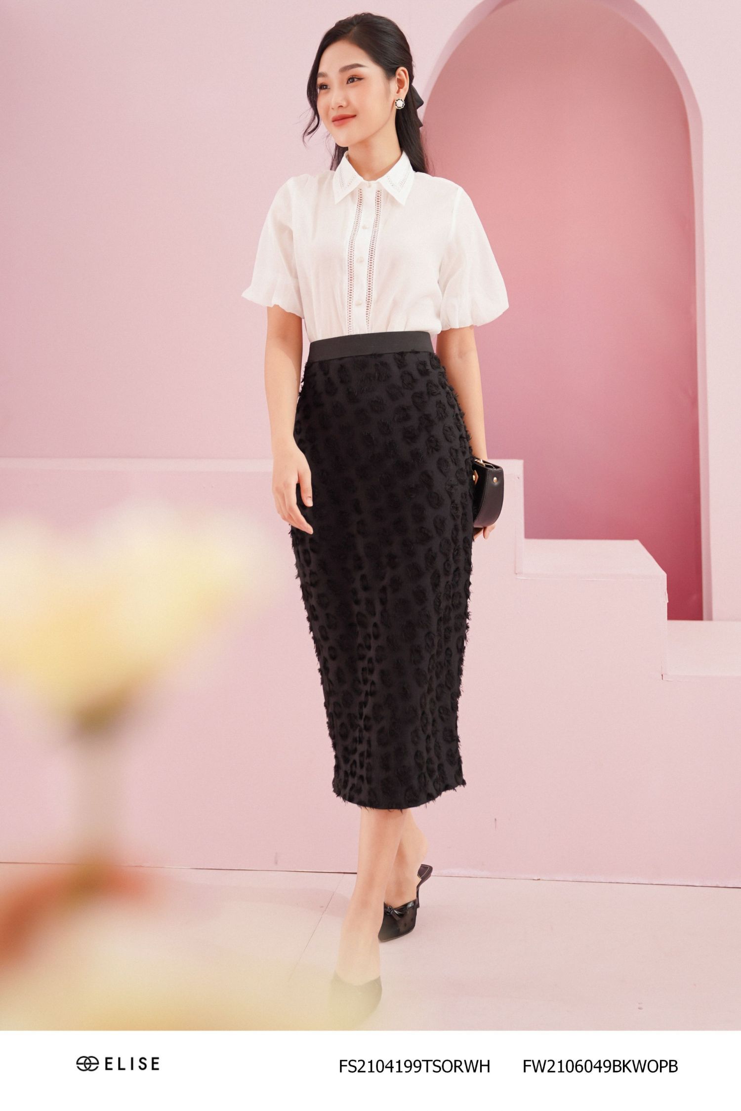 Mẫu váy đẳng cấp của thương hiệu thời trang hàng đầu Việt Nam ELISE