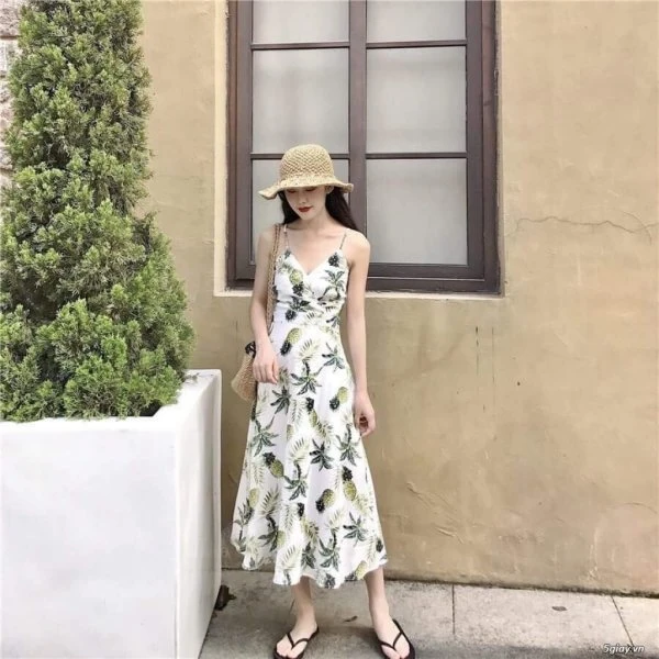 váy maxi cho người bắp tay to