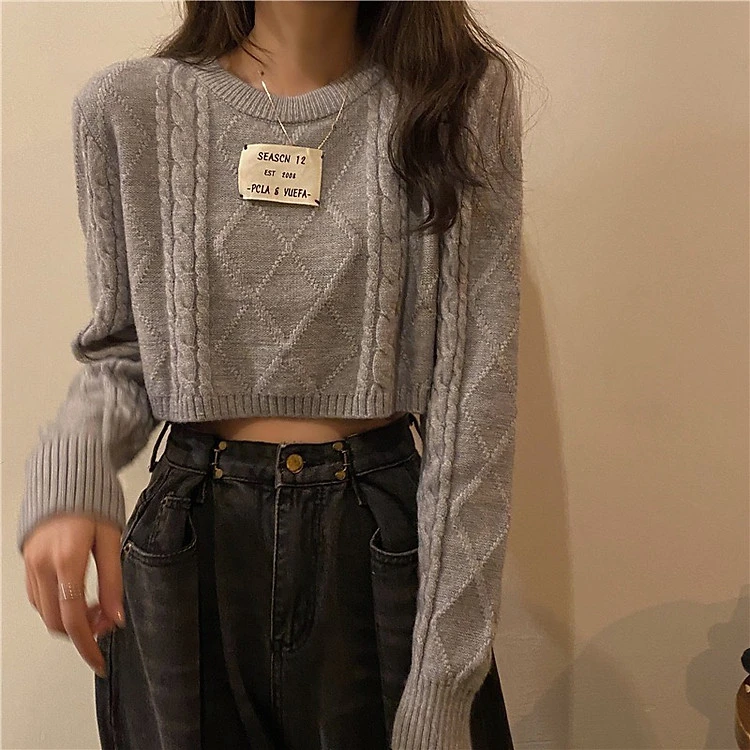 Áo len croptop cho những cô nàng trendy