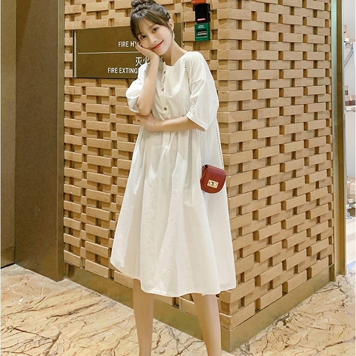 15+ Mẫu Đầm Suông Form Rộng Hàn Quốc Đẹp Nhất 2021