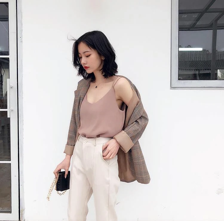 áo 2 dây lụa