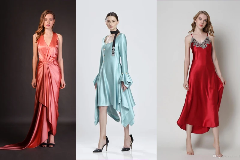 19 Mẫu váy lụa satin cao cấp khiến vóc dáng trở nên nuột nà  Phong cách