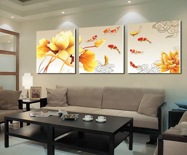 Ngoài việc giúp cho không gian nhà cửa sang trọng hơn. Tranh phong thủy còn giúp người lớn vui vẻ và được trấn an về mặt tinh thần