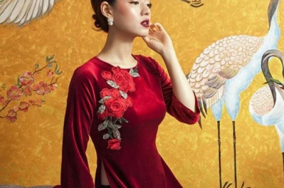 15+ Mẫu áo dài trung niên các quý cô không nên bỏ qua