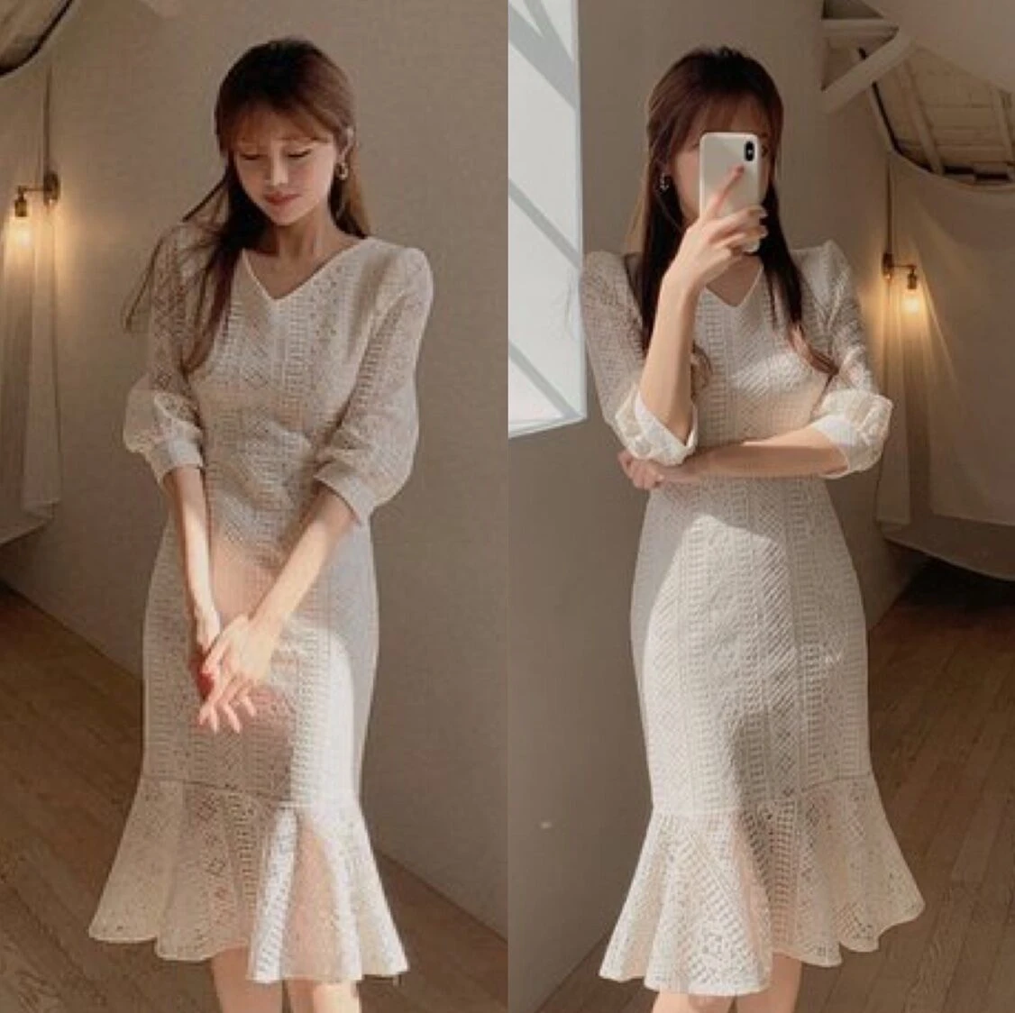 17+ Mẫu váy body kiểu Hàn Quốc khoe dáng cực chuẩn