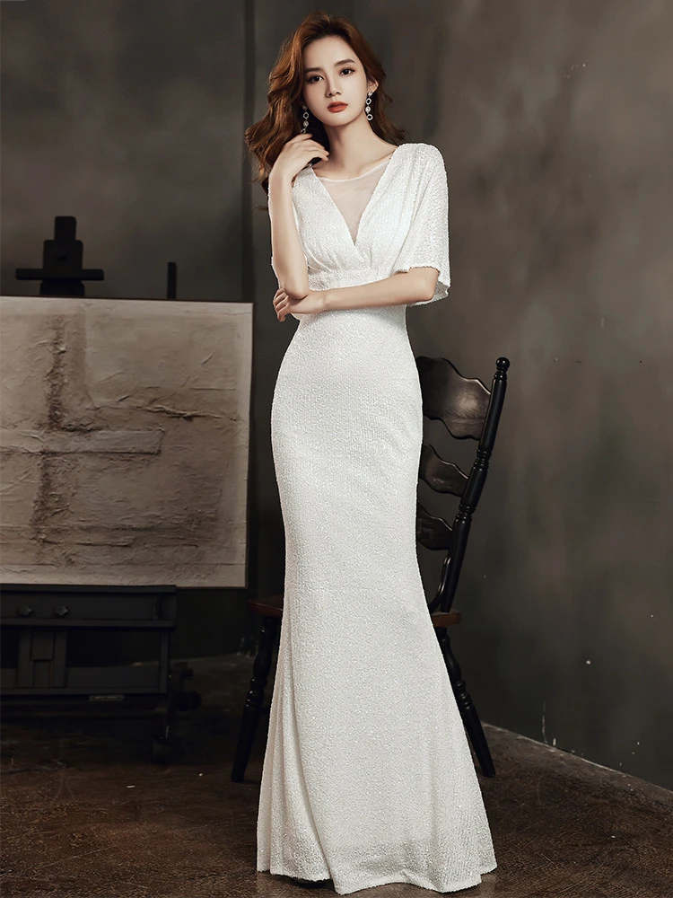 Váy đi biển màu trắng trẻ trung  mẫu mới   Lyna Maxi