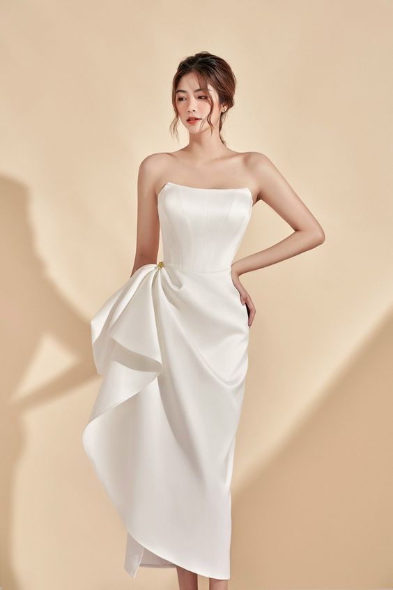 [TOP] 20+ Mẫu đầm trắng dự tiệc cưới sang trọng cho hội chị em lên đồ cực Sang Xịn