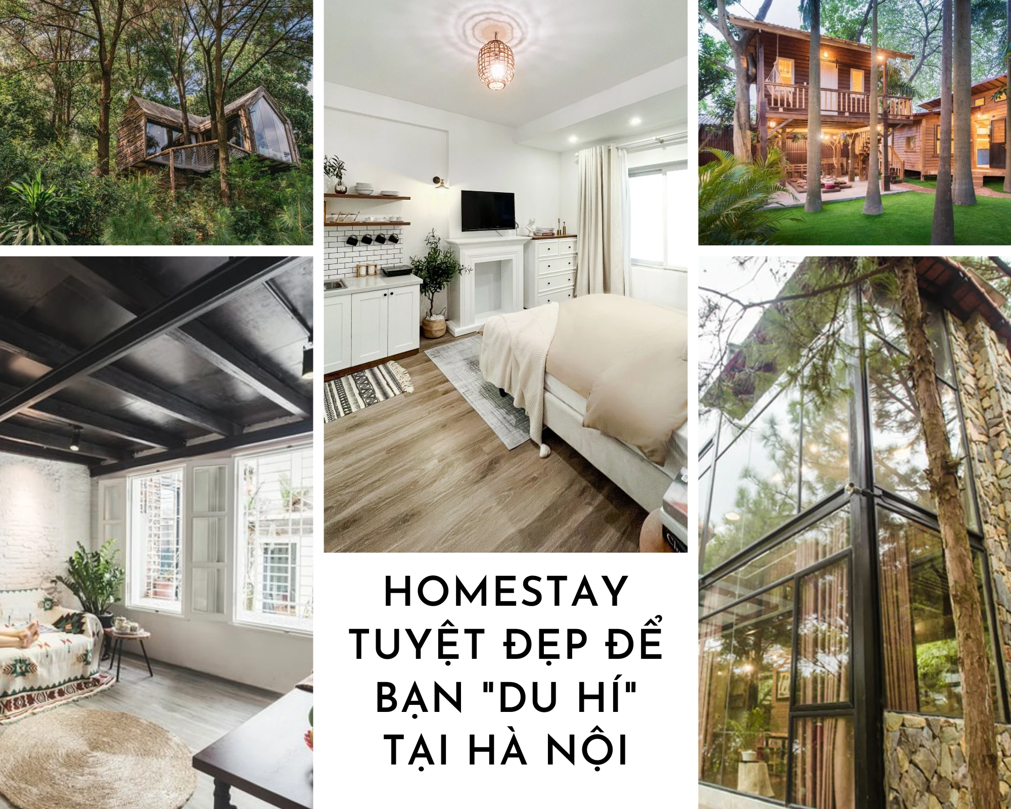 Tất tần tật 10+ Homestay tuyệt đẹp để bạn "du hí" tại Hà Nội