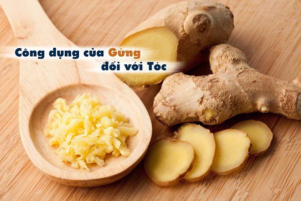 Công dụng tuyệt vời của gừng giúp mọc tóc, giảm hói nhanh tại nhà