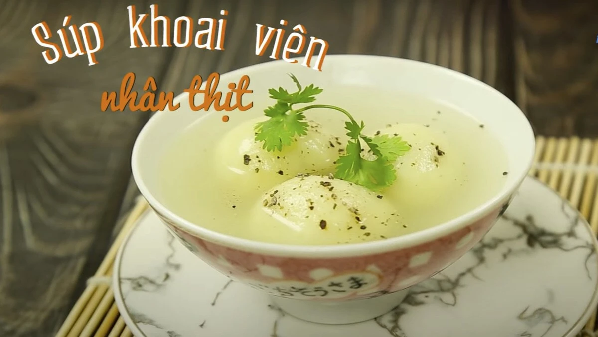 Công thức làm súp khoai tây viên nhân thịt đơn giản mà bổ dưỡng