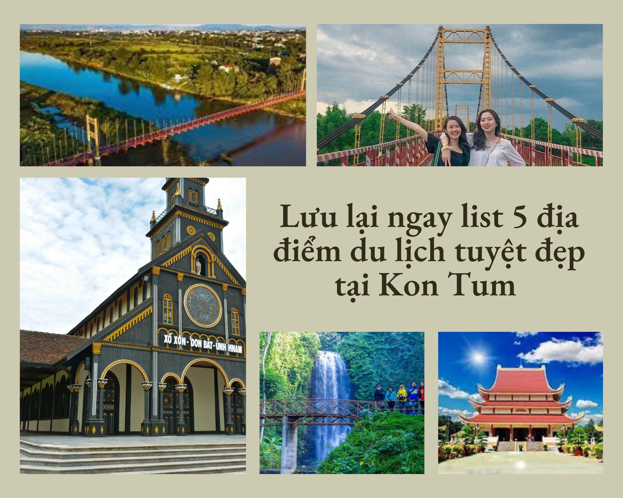 Lưu lại ngay list 5 địa điểm du lịch tuyệt đẹp tại Kon Tum