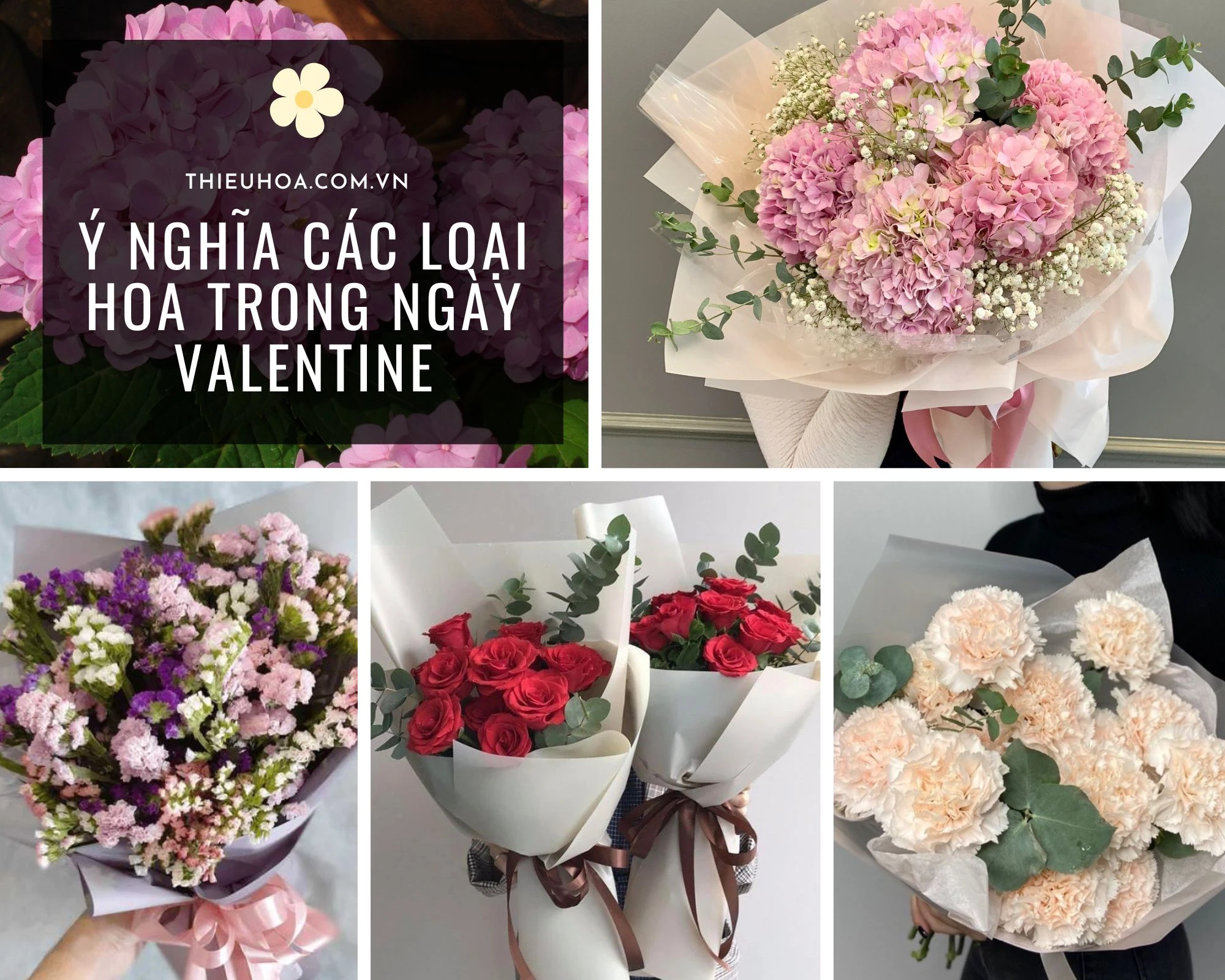 Bạn đã biết ý nghĩa của các loại hoa tặng người yêu vào Valentine chưa?