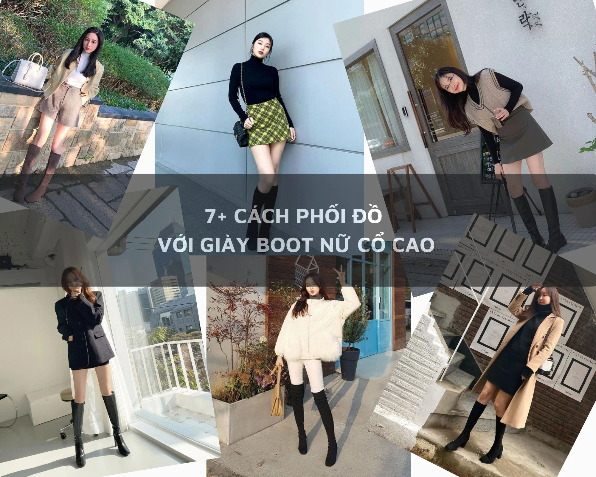Cách phối đồ với giày boot nữ cổ cao thời thượng - Shopee Blog